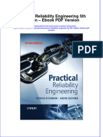Textbook Ebook Practical Reliability Engineering 5Th Edition Version All Chapter PDF