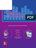MyMath Diagnostic Placement Test Book