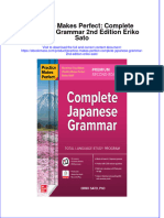 Textbook Ebook Practice Makes Perfect Complete Japanese Grammar 2Nd Edition Eriko Sato All Chapter PDF