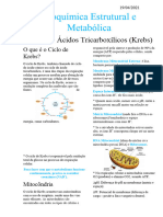 Ciclo Dos Ácidos Tricarboxílicos (Krebs)