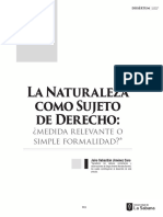 La Naturaleza Como Sujeto de Derecho ¿Medida Relevante o Simple Formalidad - Pp. 113-148