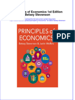 Textbook Ebook Principles of Economics 1St Edition Betsey Stevenson All Chapter PDF