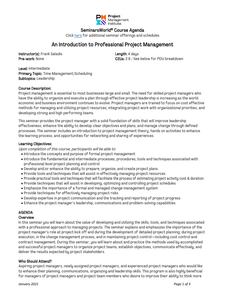 Saladis - An Introduction To Professional Project Management - FINAL ...