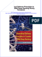 Textbook Ebook Biomedical Defense Principles To Counter Dna Deep Hacking Rocky Termanini All Chapter PDF