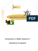 Research Importance and Ethics