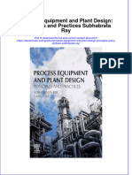 Textbook Ebook Process Equipment and Plant Design Principles and Practices Subhabrata Ray All Chapter PDF
