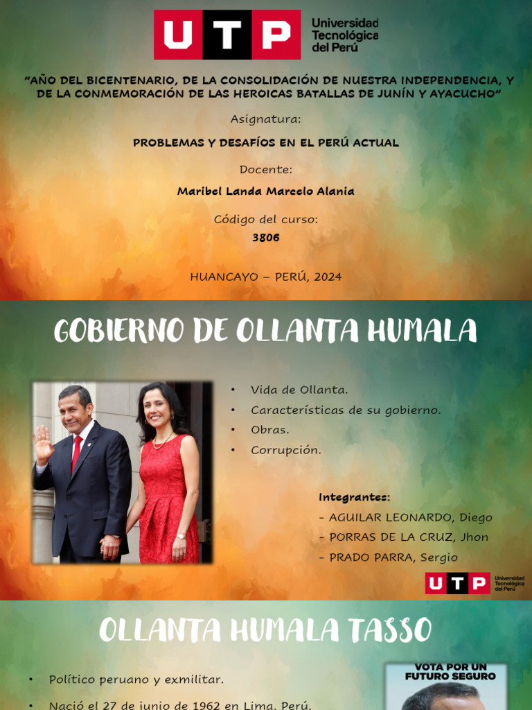 Gobierno de Ollanta Humala | PDF | Perú