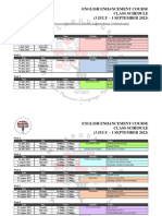 Unirazak English Enhancement Course Schedule 280623 PDF