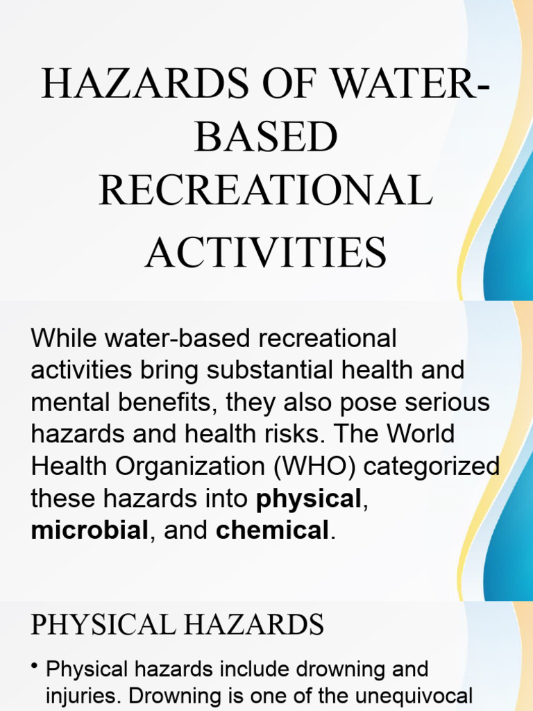 Hazards Of Water Based Recreational Pdf Swimming Swimming Sport