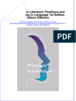 Textbook Ebook Pronouns in Literature Positions and Perspectives in Language 1St Edition Alison Gibbons All Chapter PDF