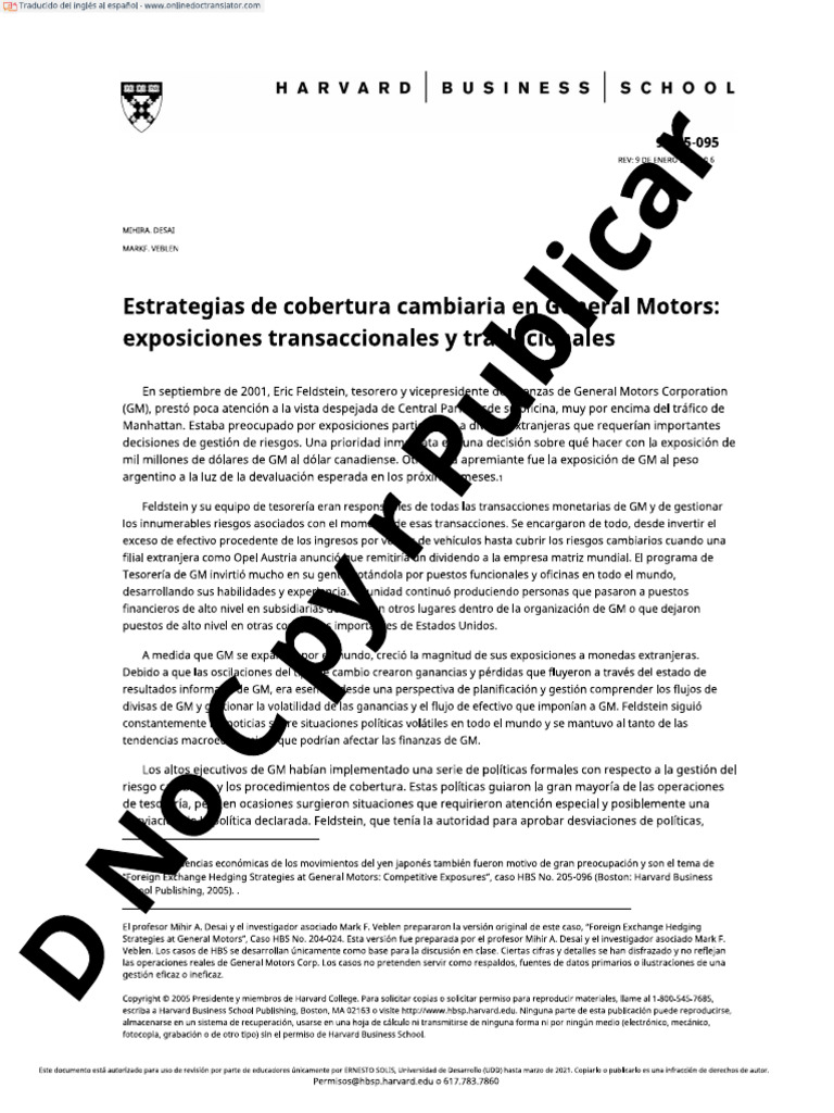 Caso 3 General Motors Pdf