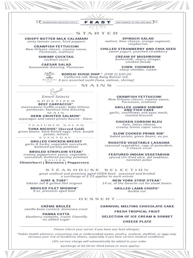 Premium Steakhouse Menu Options | PDF | Sauce | Steak