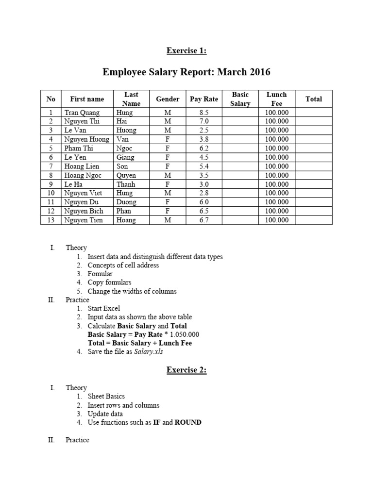 Employee Salary and Product Pricing Report | PDF | Prices | Salary