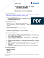 Intendencia Regional Piura: Proceso de Selección Cas #009 - 2023 Gestor de Trámites