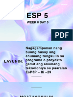 Esp 5 Week 8 Day 3