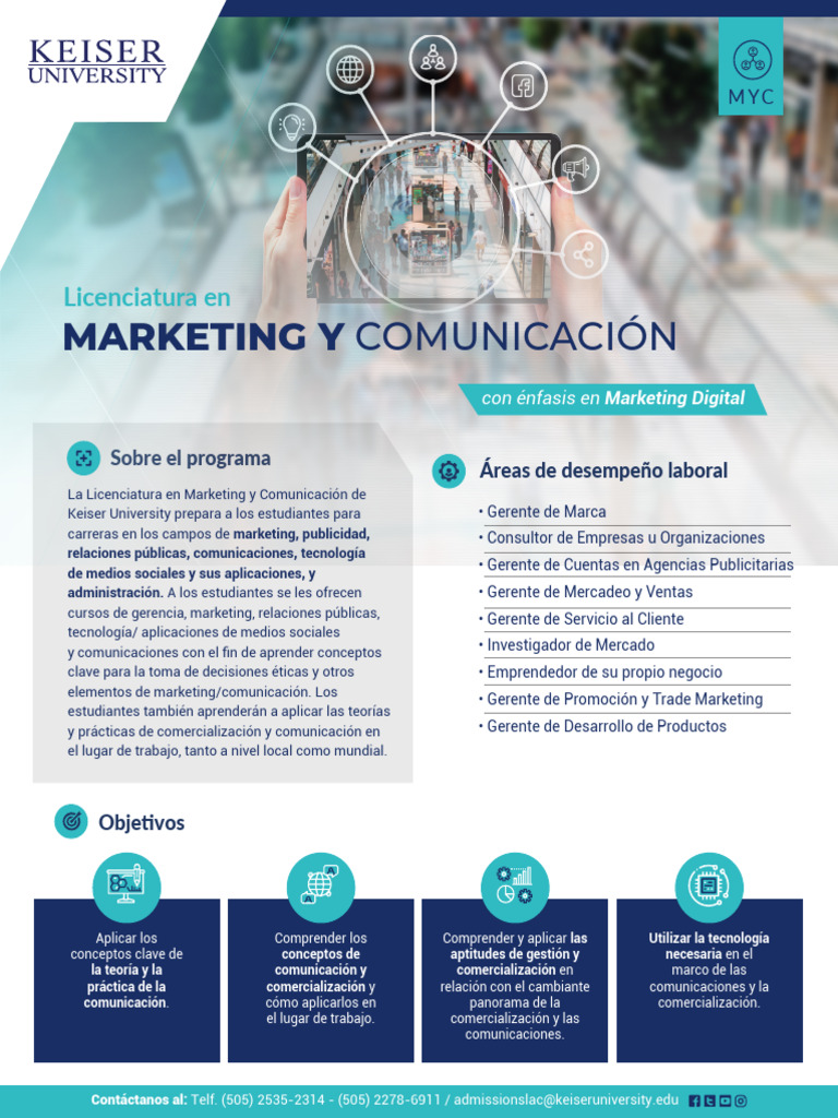 Licenciatura en Marketing y Comunicación | PDF | Marketing | Publicidad ...