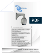 Manual Operaciones Domo PTZ LS-C2016bc