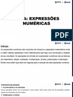 Expressões Numéricas