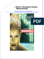 Textbook Ebook The Years Work in Showgirls Studies Melissahardie All Chapter PDF