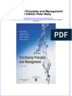 Textbook Ebook Purchasing Principles and Management 9Th Edition Peter Baily All Chapter PDF