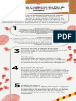 Infografía Proceso Investigación Criminología Recortes Papel Rojo y Marrón