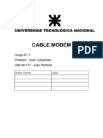 GRUPO 7 - Cable Modem