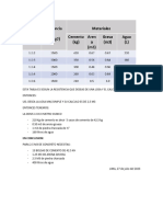 El Calculo de Materiales Por M3