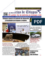Periódico Noticias de Chiapas, Edición Virtual Miércoles 01 de Mayo de 2024