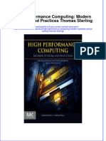 Textbook Ebook High Performance Computing Modern Systems and Practices Thomas Sterling All Chapter PDF