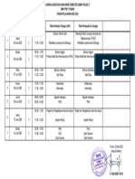 Jadwal  PAS Genap  2022-2023 Kelas X sesi 2