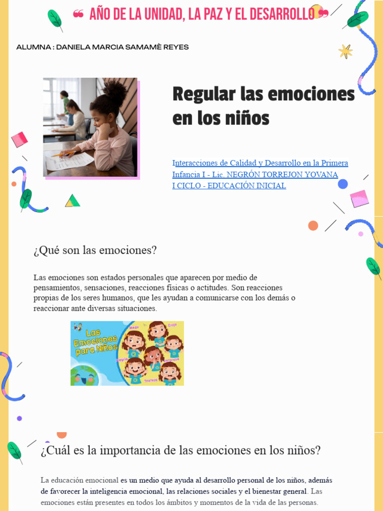 Regulación emocional en niños | PDF | Las emociones | Ira