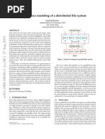 Performance Modeling of A Distributed File-System: Sandeep Kumar