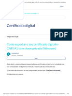Como Exportar o Seu Certificado Digital..