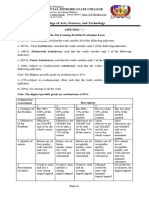 APPENDIX O Evaluation 1