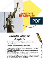 Egalitate Si Dreptate, Proiect Filozofie