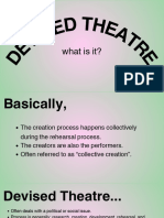 Devised Theatre