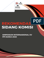 Komisi Ekonomi - Surat Rekomendasi Simposium PPID 2023
