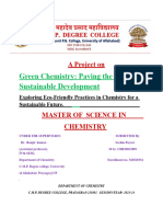 Project On Green Chemistry