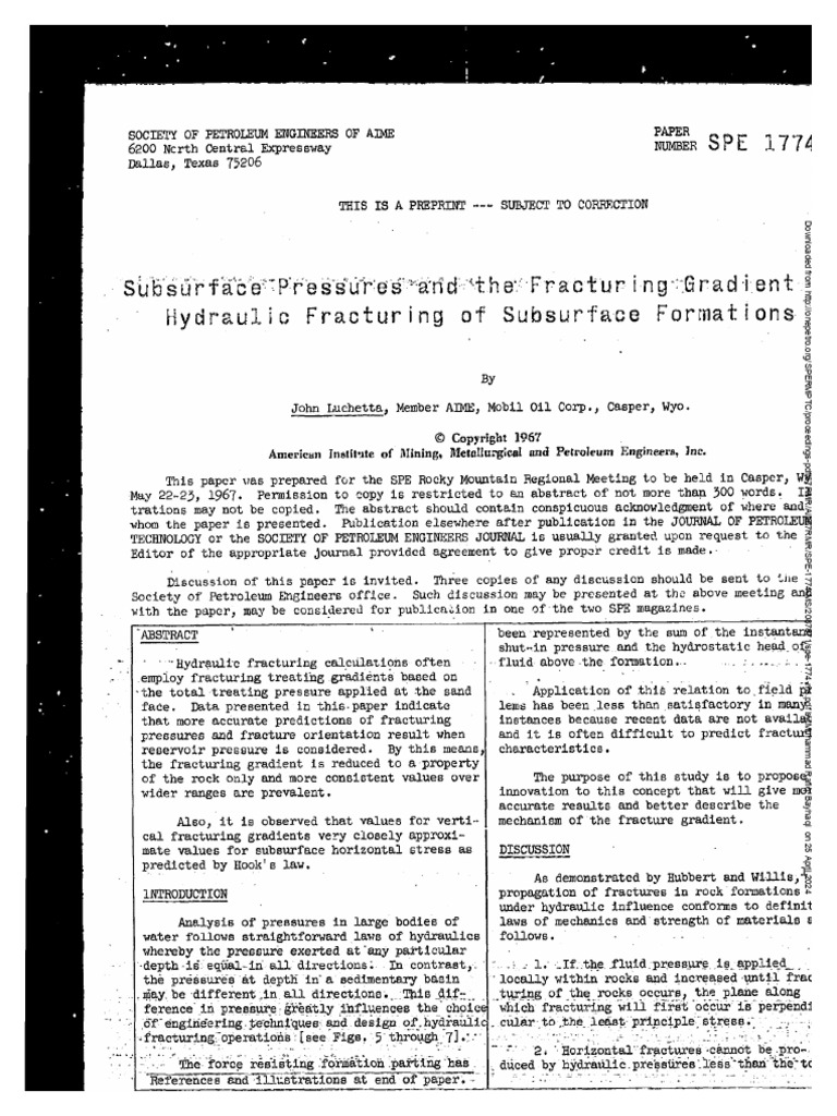 Jurnal 2 Hydraulic Fracturing Pdf Pressure Fracture