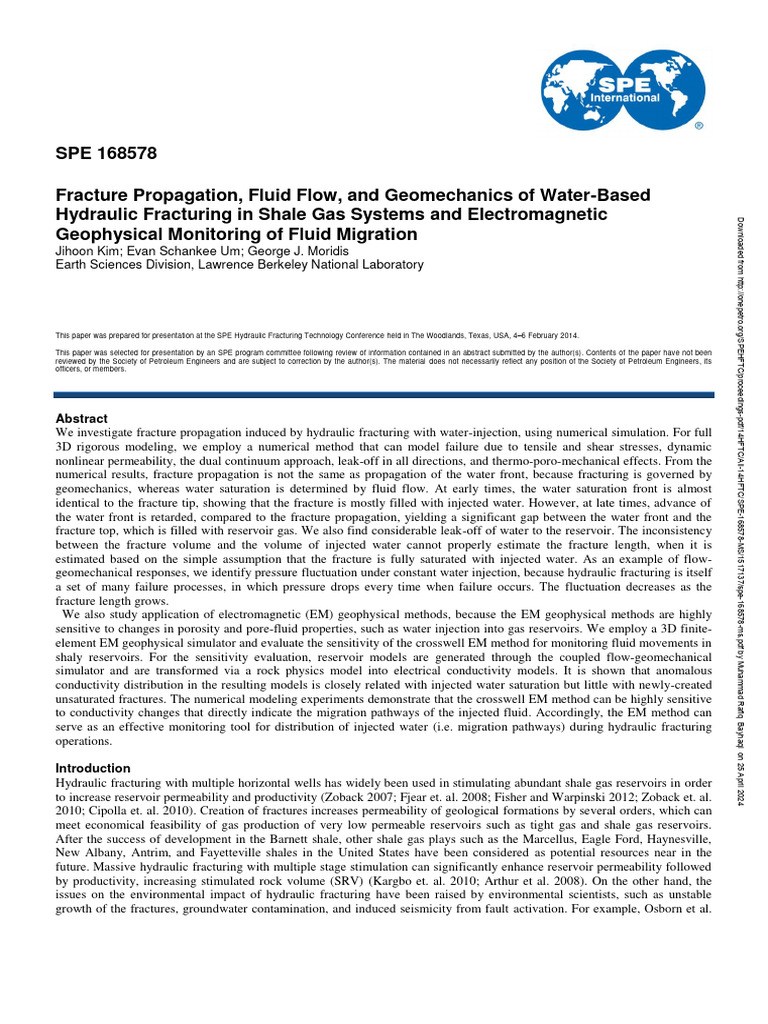 Hydraulic Fracturing in Shale Gas Systems | PDF | Petroleum Reservoir ...