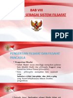 Bab 8 Pancasila SBG Sistem Pilsafat