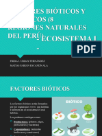 Factores Biot y Abiot (8 Regiones Del Peru) - Frida Matias
