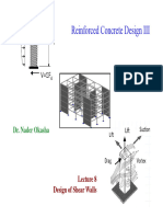 CD3 - Lect8 - تصميم جدار القص shear wall