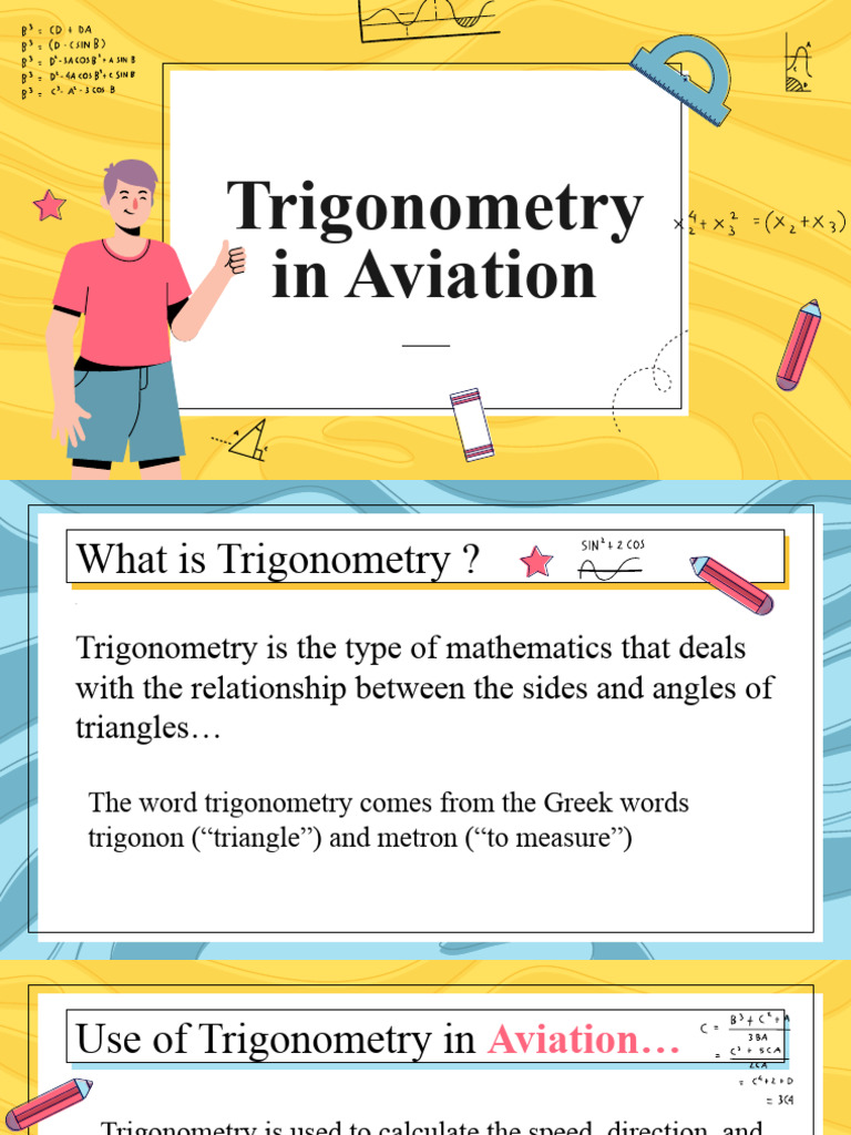 Trigonometry Applications in Aviation | PDF
