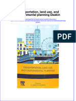 Textbook Ebook Transportation Land Use and Environmental Planning Deakin All Chapter PDF