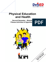 Physical Education11 - Fitness Activities and Opportunities