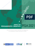 Marco para La Prueba de Pensamiento Creativo PISA 2021