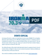 Ironman 70.3 Cap Cana - Comunicados Comunitarios