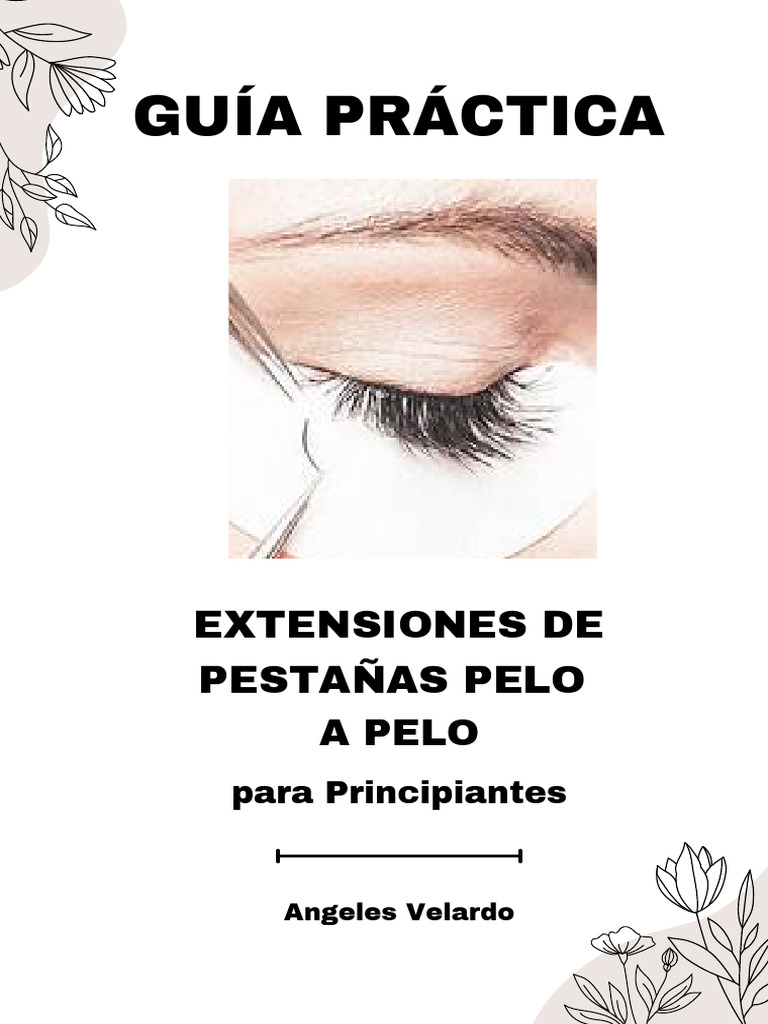 Guía Básica de Extensiones de Pestañas Ángeles Velardo | PDF