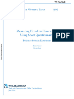 Measuring Firm Level Innovation Using Short Questionnaires